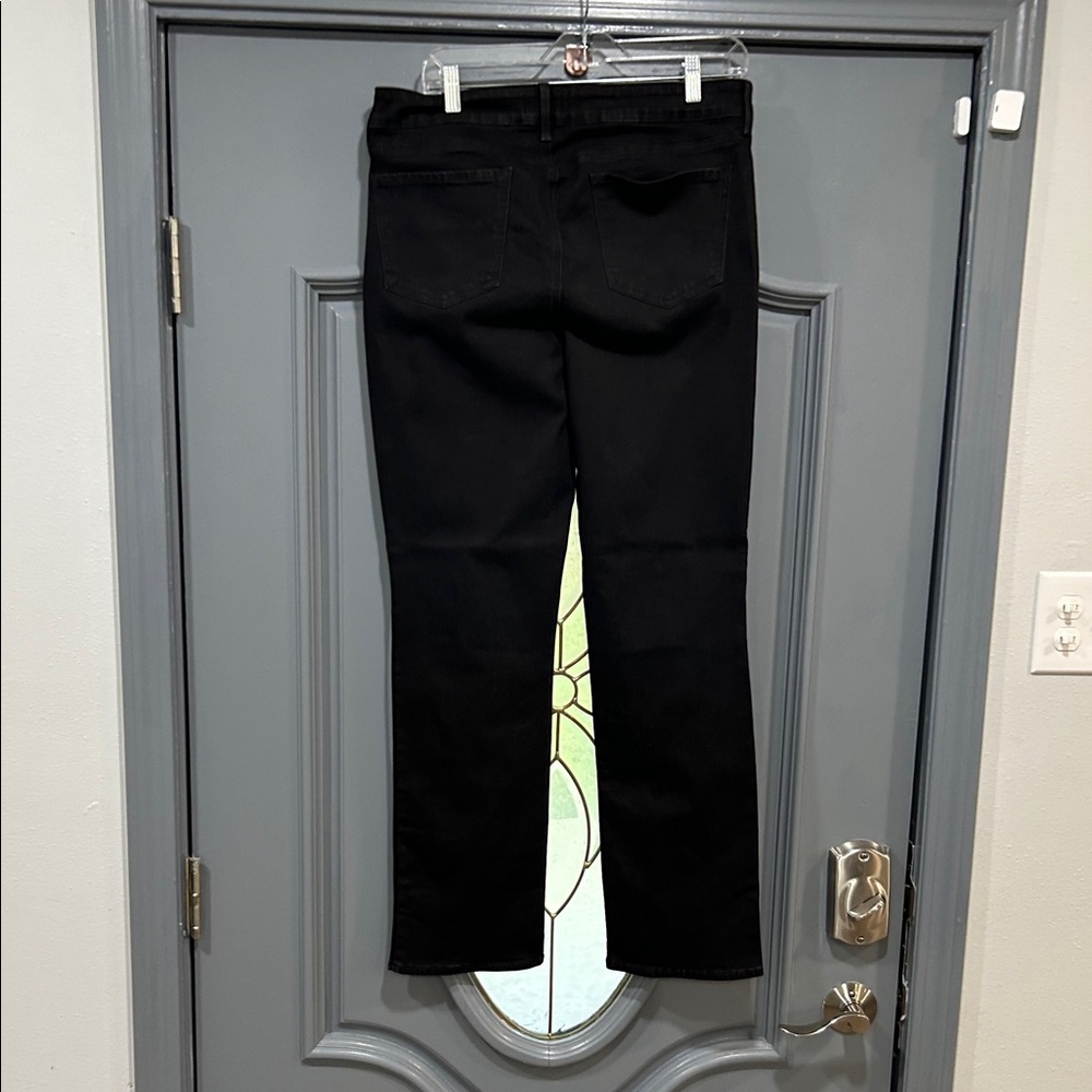 NYDJ Black Straight Leg Jean.